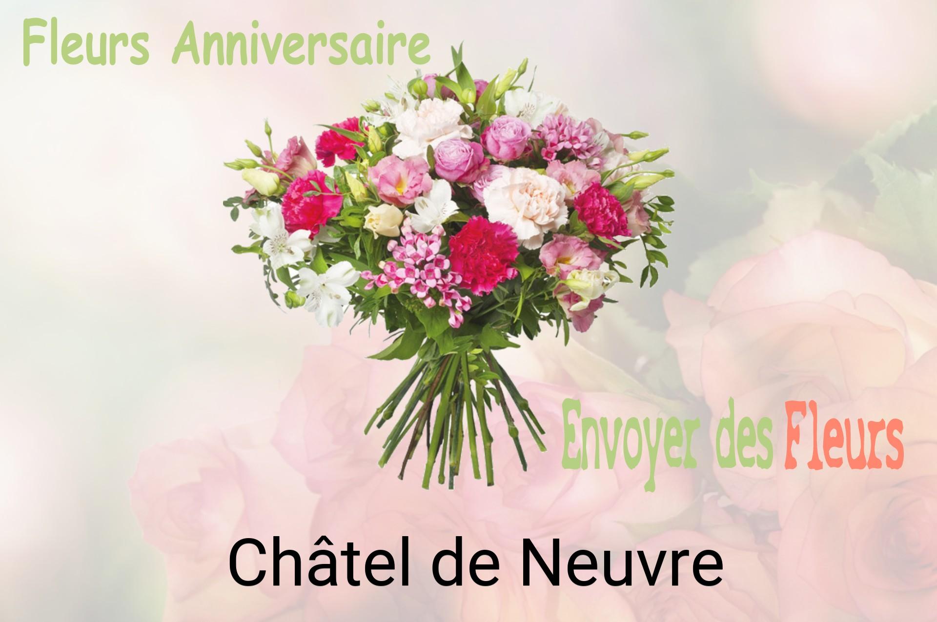 Bouquet de fleurs d’anniversaire livré à Châtel-de-Neuvre